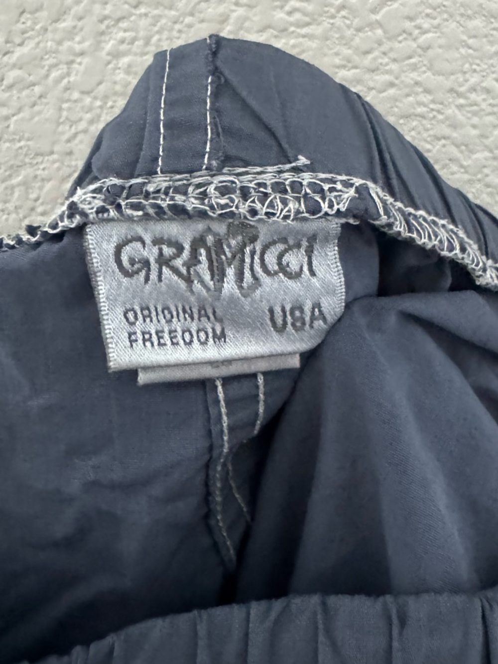 Gramicci Mens Track Pant Large Dark Gray Nylon Athleisure Gorpcore Technical - Picture 9 of 9